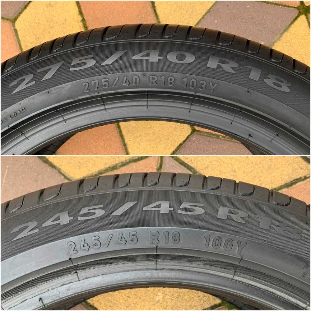 245/45 R18 + 275/40 R18 Pirelli Cinturato P7. Шини літні 4 шт.