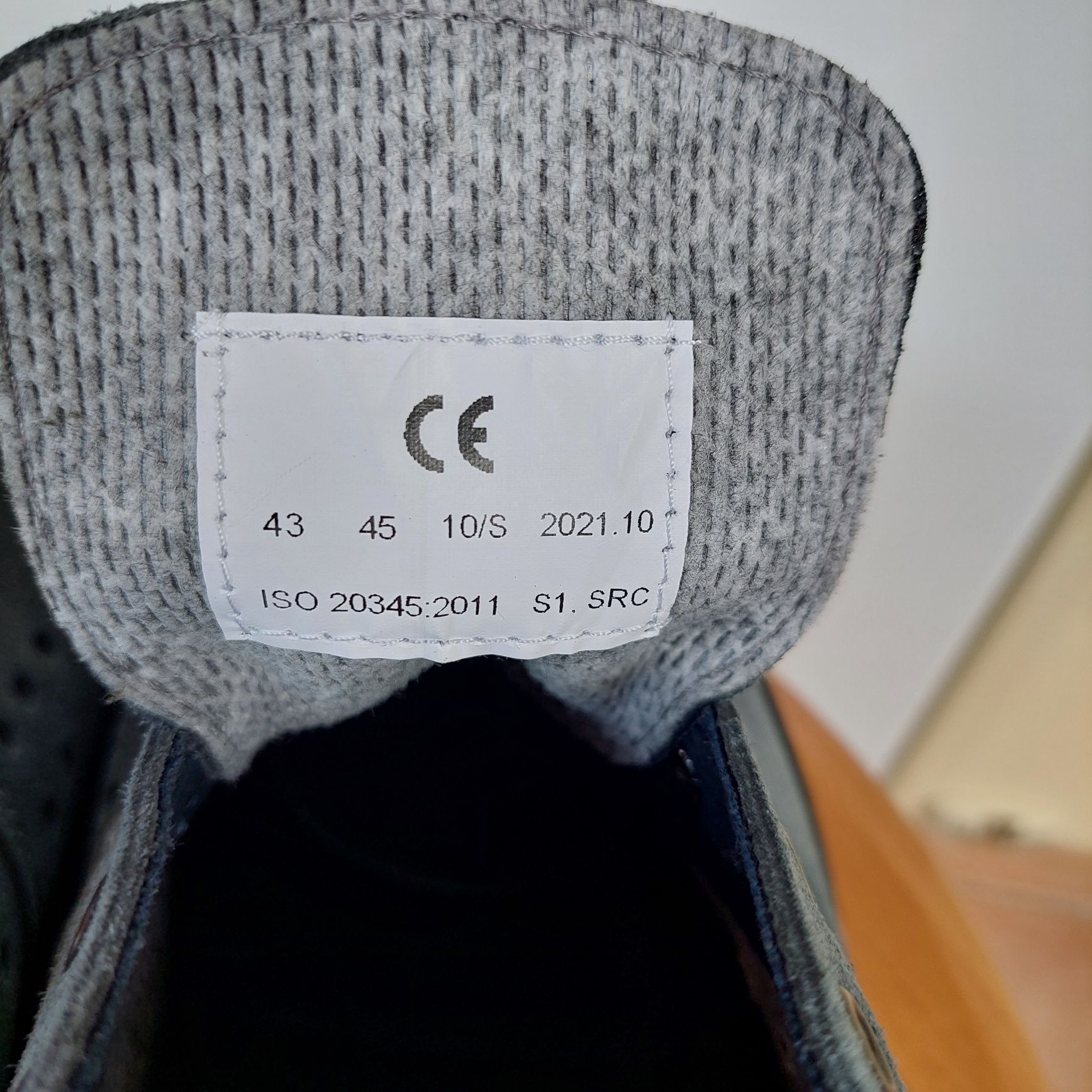 Nowe buty robocze PPO model 45 S1, SRC rozm. 43 wkładka 27,5 cm