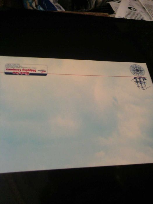 Фирмен. конверт с бумагой для письма ЧМП (Black Sea Shipping Company)