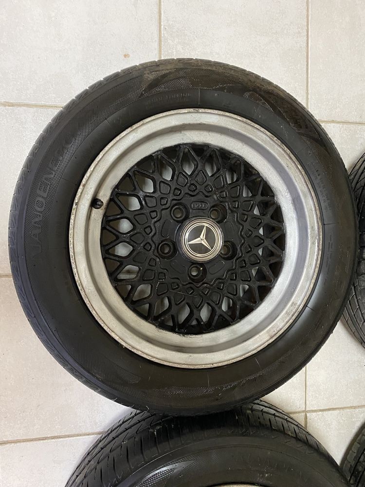 Jantes 15” 5x112 com aba originais Melber Mercedes w201 w124 190 amg