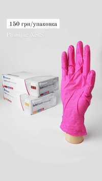 Рукавички нітрилові рожеві 3,6г Medicom Magenta, 100 шт