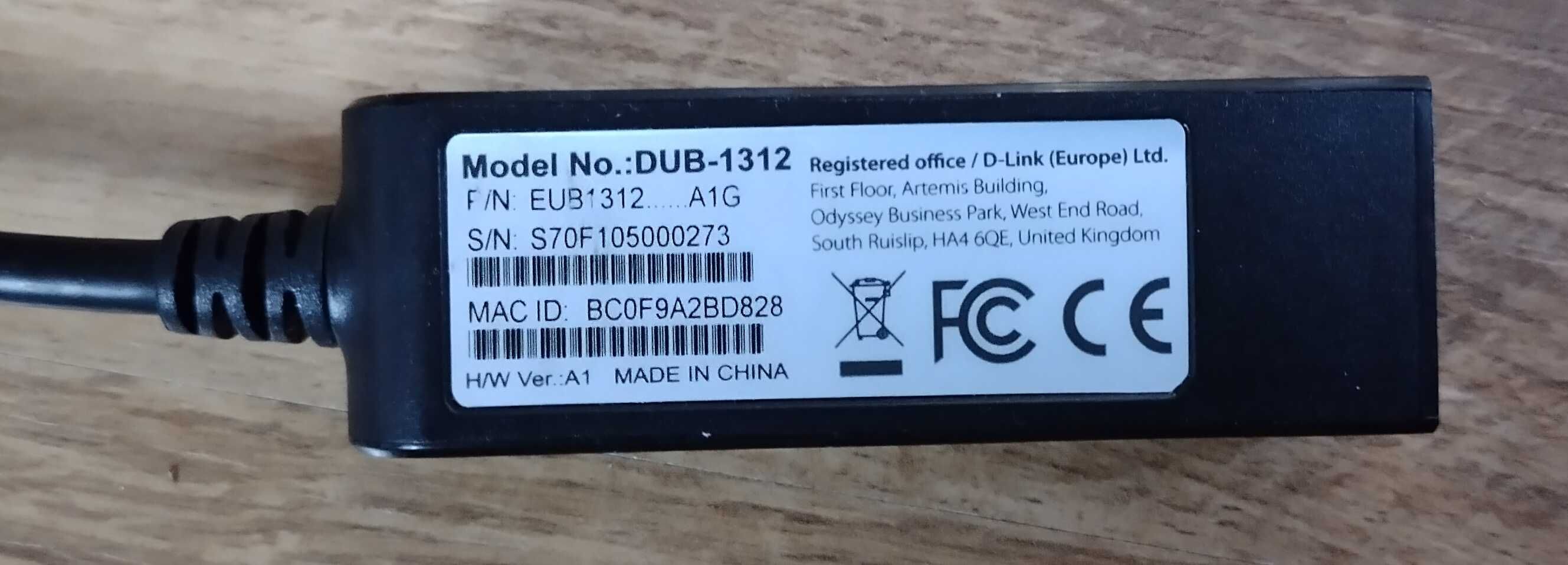 Karta sieciowa D-Link DUB-131 USB 3.2 - RJ45