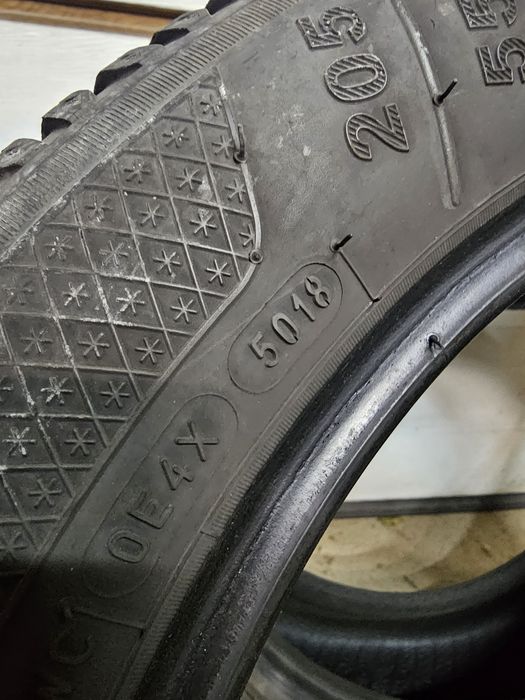 Sprzedam opony zimowe 205/55/16 4 sztuki