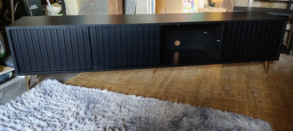 Komoda + szafka pod TV czarna