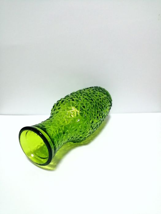 Wazon Prl Huta Prądniczanka grys kolorowe szkło