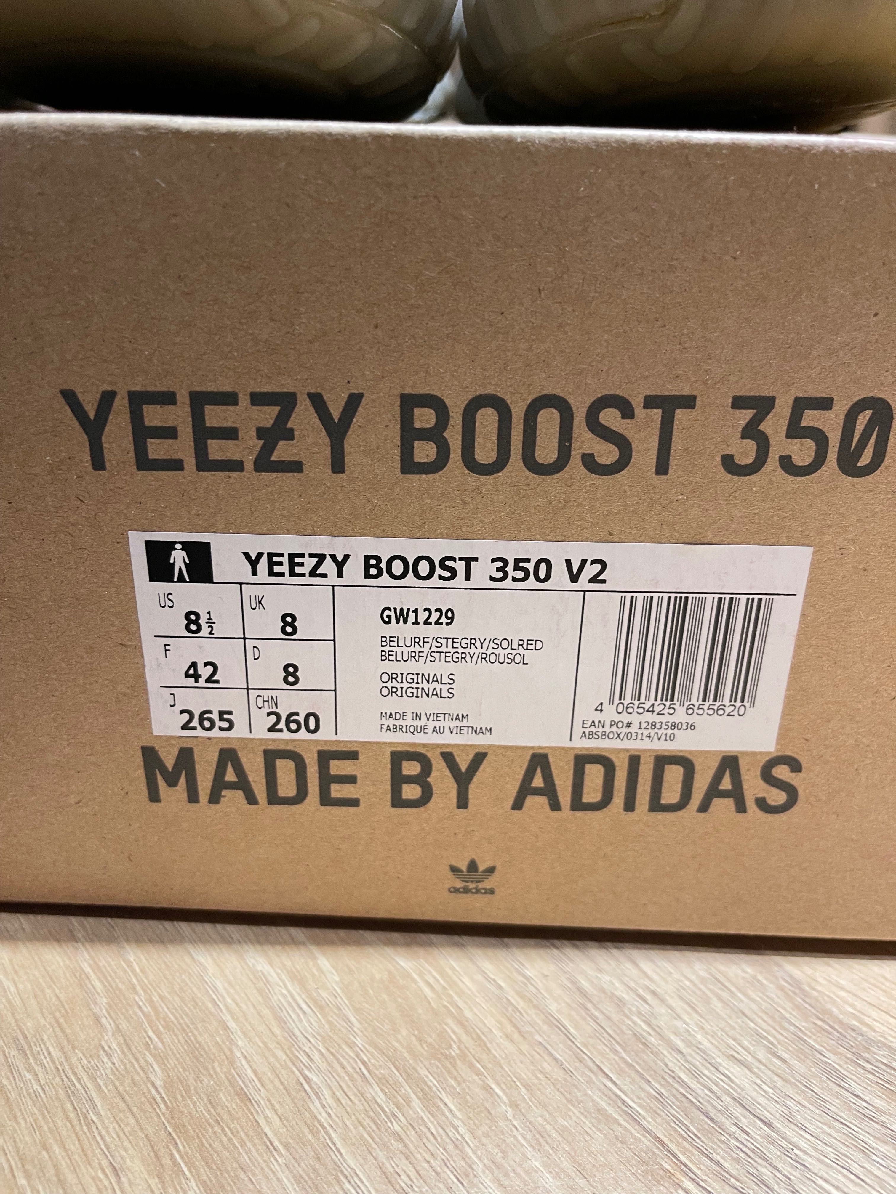 adidas Yeezy boost 350 v2 beluga reflective 42 black white carbon s