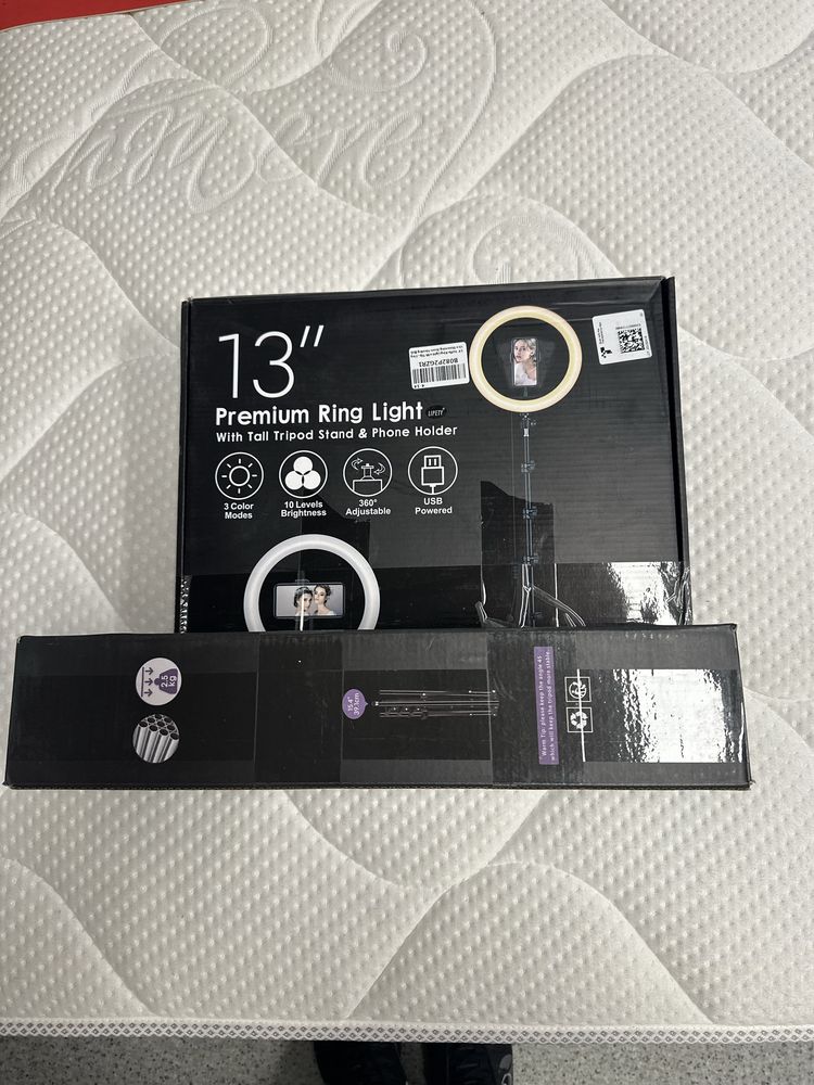 Lampa premium ring  led light ze statywem