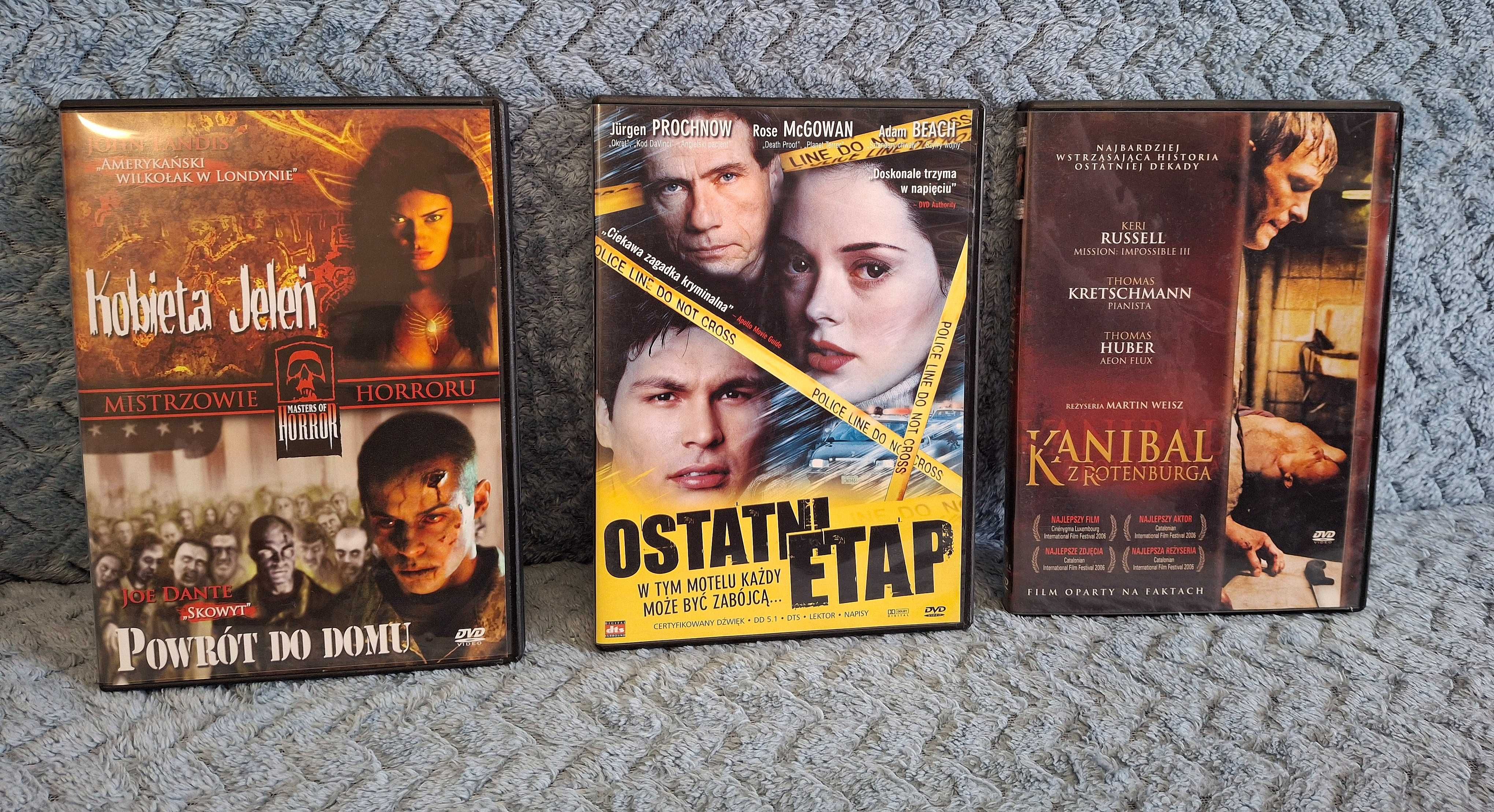 Filmy na DVD rożne rodzaje horrory/thrillery