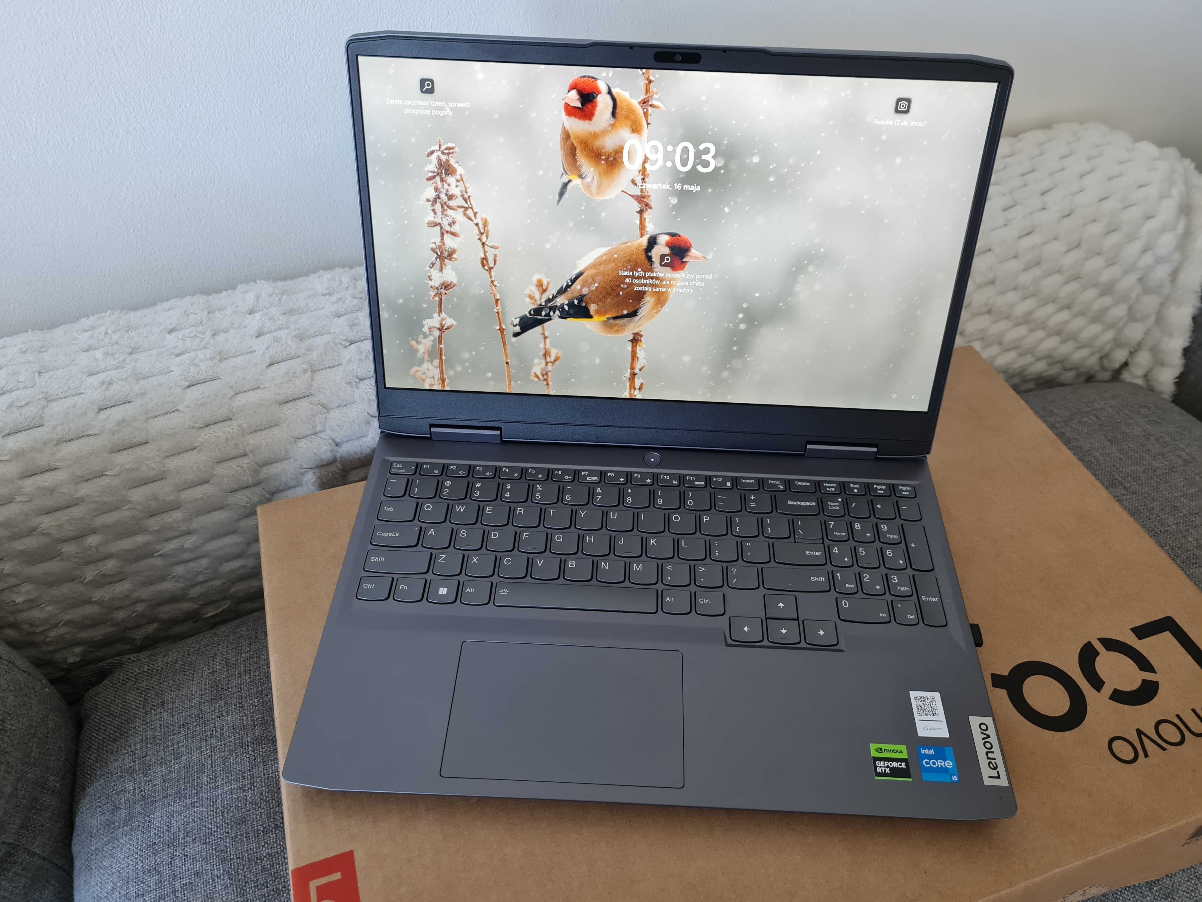 LENOVO LOQ 15 / i5-13420 / GEFORCE RTX 3050 / Gwarancja 2026r