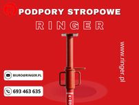Podpory Stemple lakierowane 4,50m, szalunki sztyce stropowe wypory