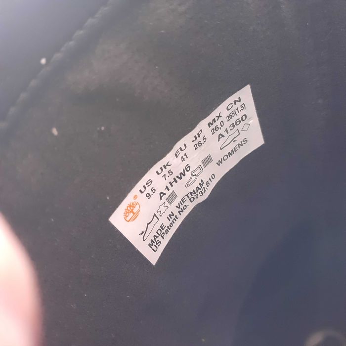 26см Timberland Шкіряні водонепроникні демі черевики Оригінал Сапоги