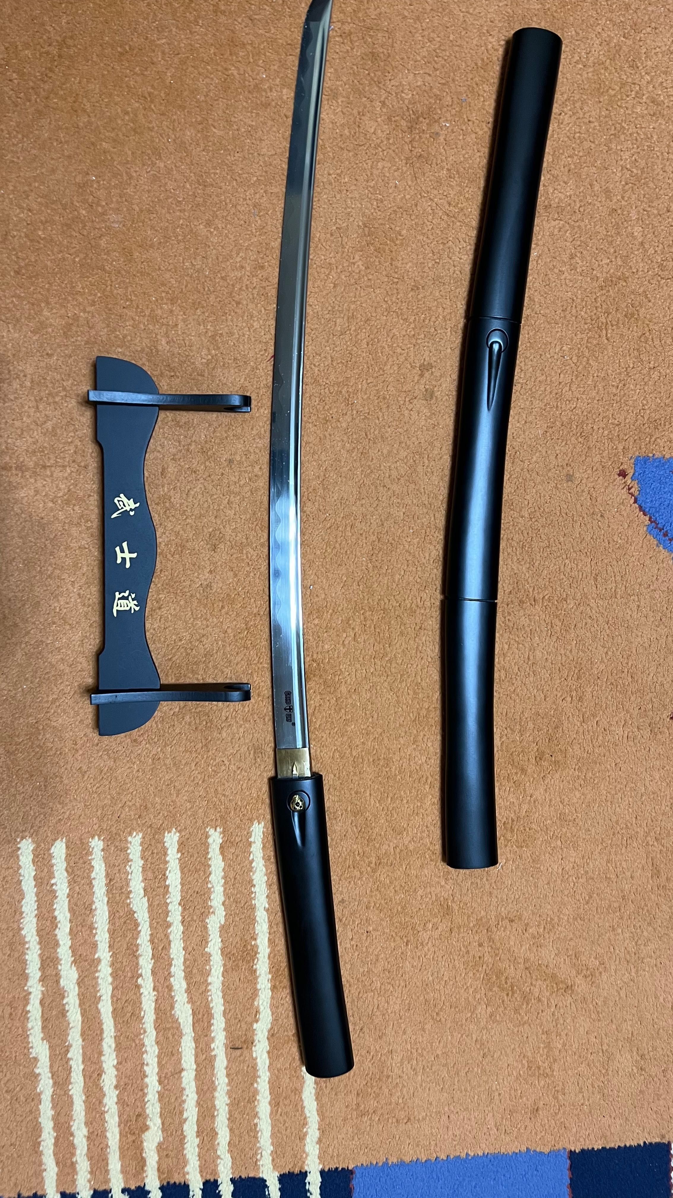 Самурайский меч катана ширасайя
