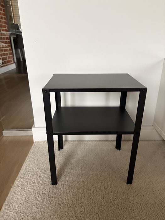 Ikea Knarrevik nowy czarny stolik nocny 37x28 cm Gliwice loft półka