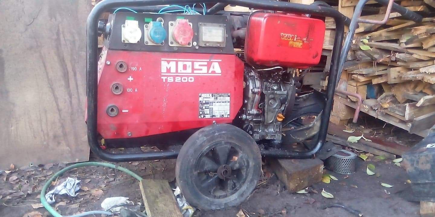 Agregat mosa ts 200 ze spawarką 8kw