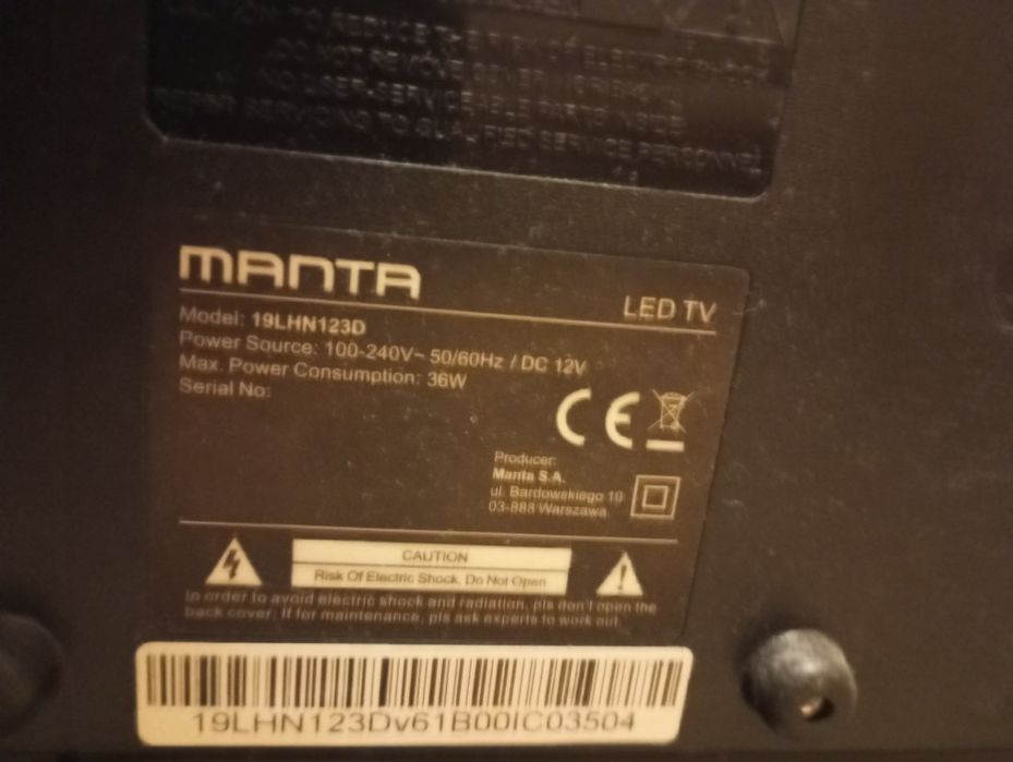 Telewizor Manta 19