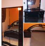 Várias mobílias e peças decorativas