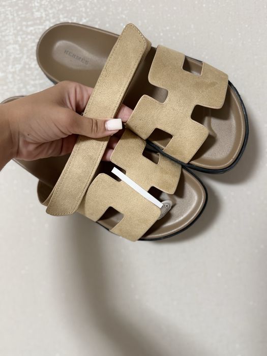 Шльопанці в стилі Herm** повна комплектаці Lux