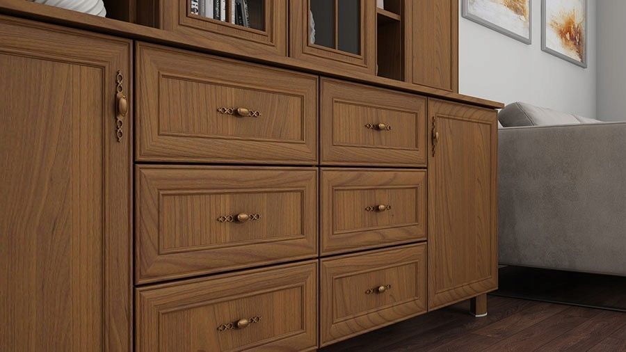 witryna 210 meblast wiśnia porto tradycyjna do jadalni