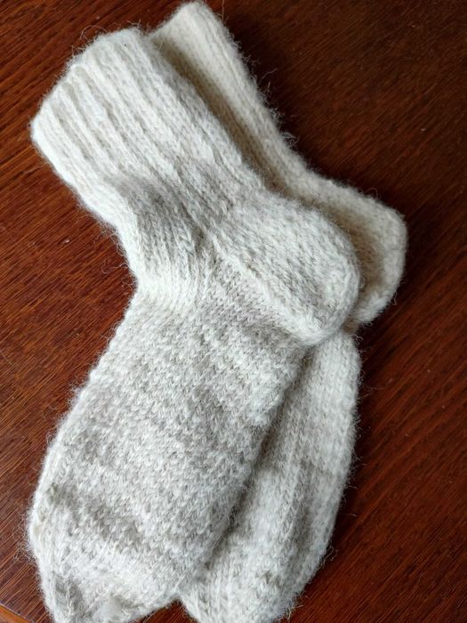 Skarpetki z wełny Alpaki rękodzieło