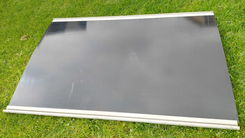 Daszek z rynną Zadaszenie Drzwi 150x90 poliwęglan