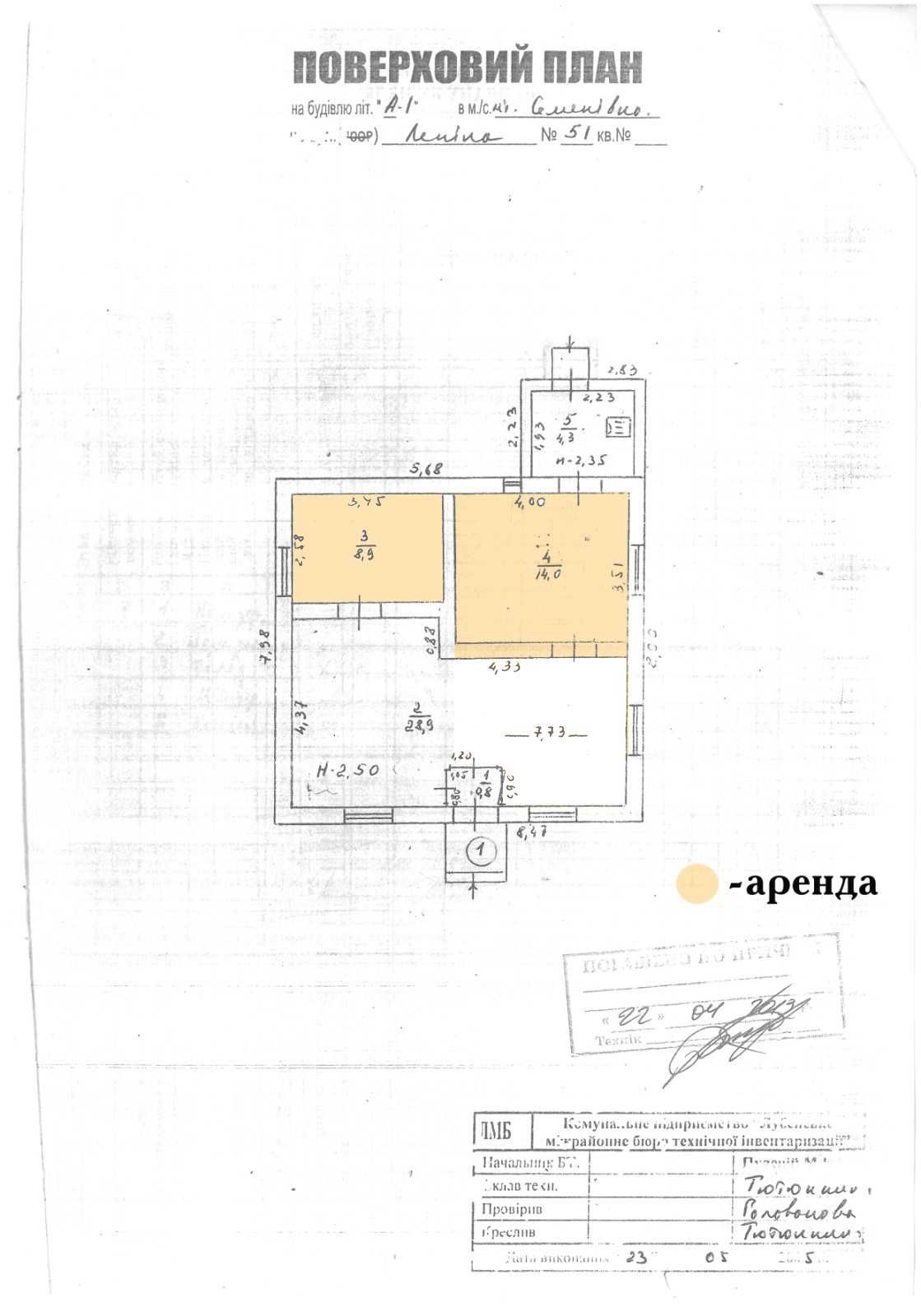 Здам в оренду примiщення в с. Семенiвка Полтавськоi обл.