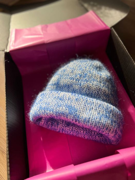 Czapka dwustronna/podwójna z moherem