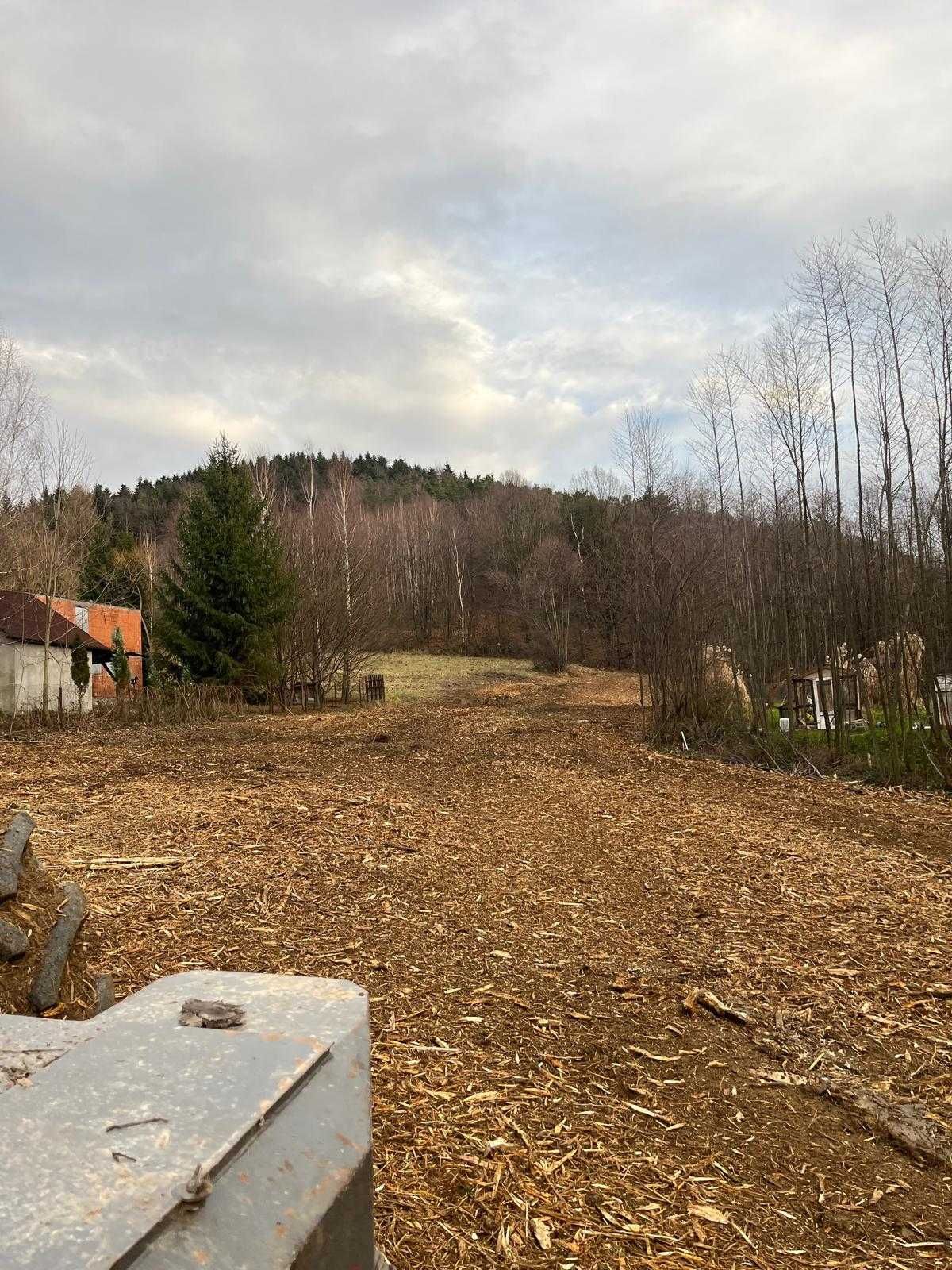 Mulczowanie wgłębne i powierzchniowe Wadowice Karczowanie działek