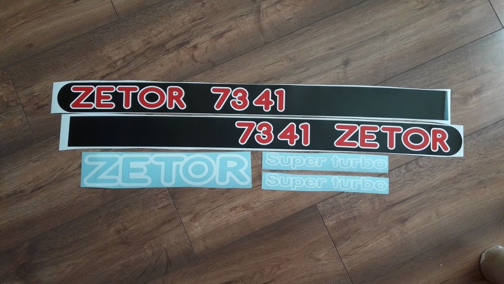 Zetor 7540 e 8540 a 9540 z 10540 naklejki