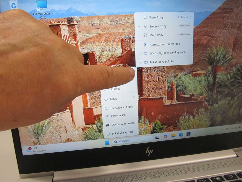 Aluminiowy HP EliteBook Dotyk 840 G6 i5 8265U 8GB 256SSD UHD Laptop