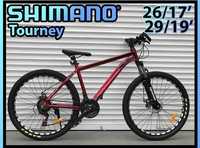 Горный алюминиевый велосипед TopRider 680 26",29"/17",19" Shimano!