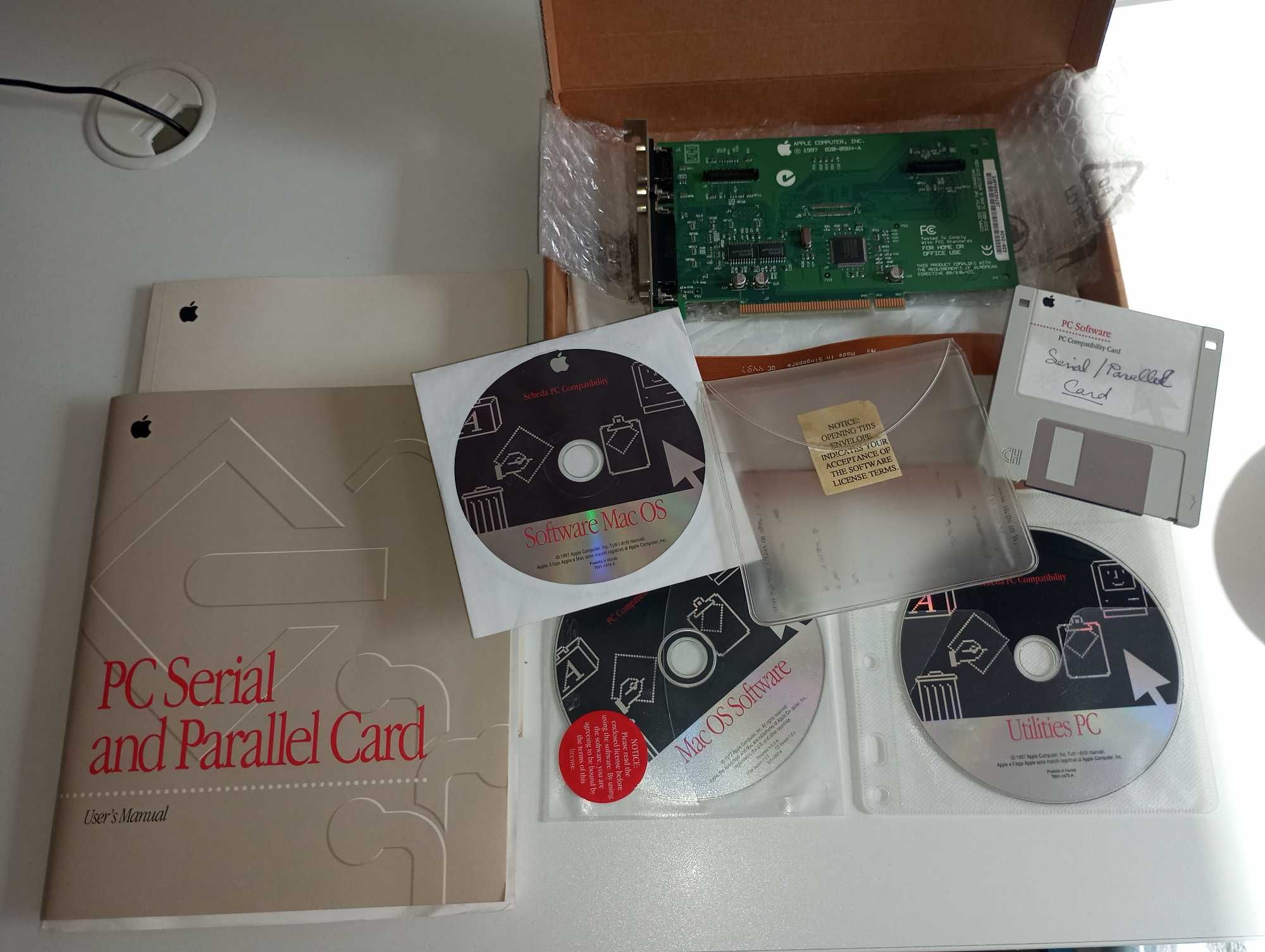 Apple PC Serial Parallel Card PCI for PC Compatibility Cards