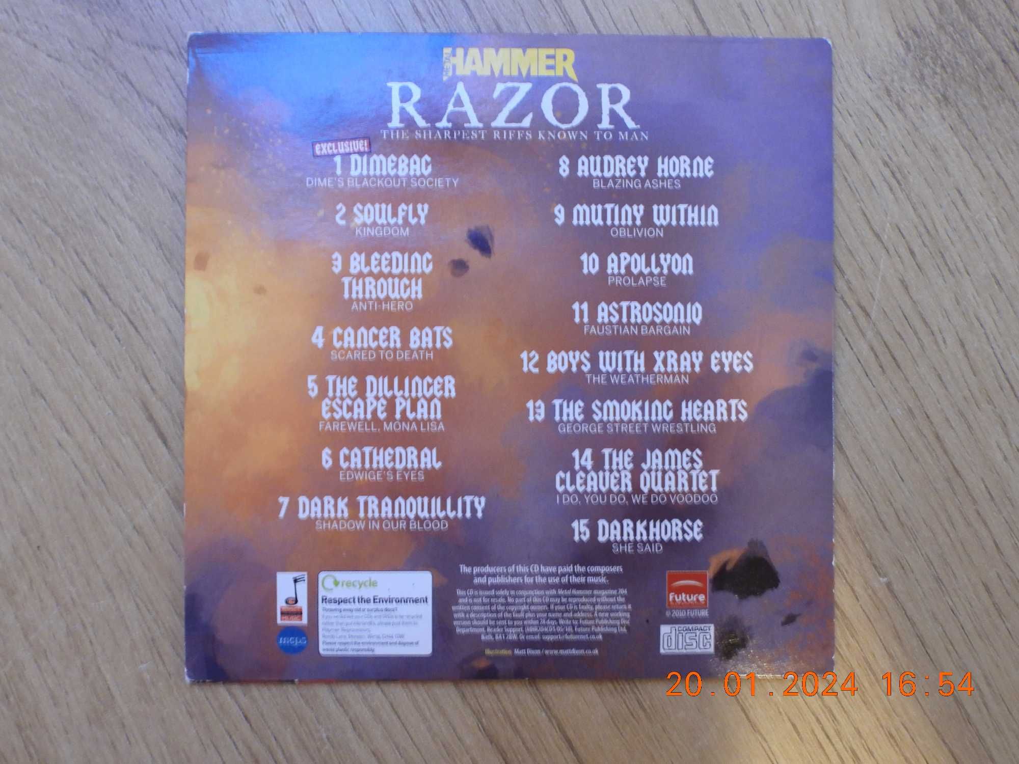 Razor - Issue 204  ( Hammer)   - płyta CD