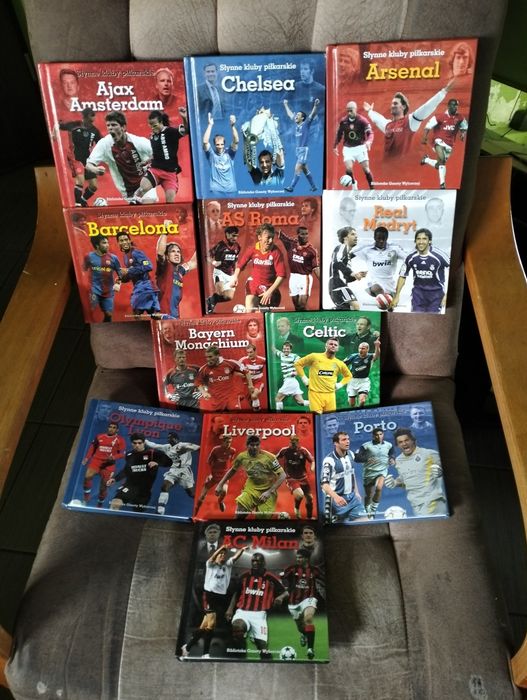 Słynne kluby piłkarskie - 12 tomów - Kolekcja