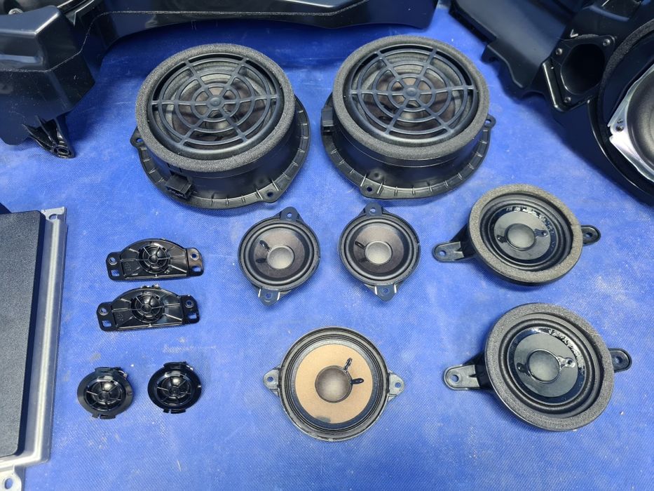 NAGŁOŚNIENIE BOSE głosniki komplet wzmacniacz AUDI A7 C7 4G8 oryginał