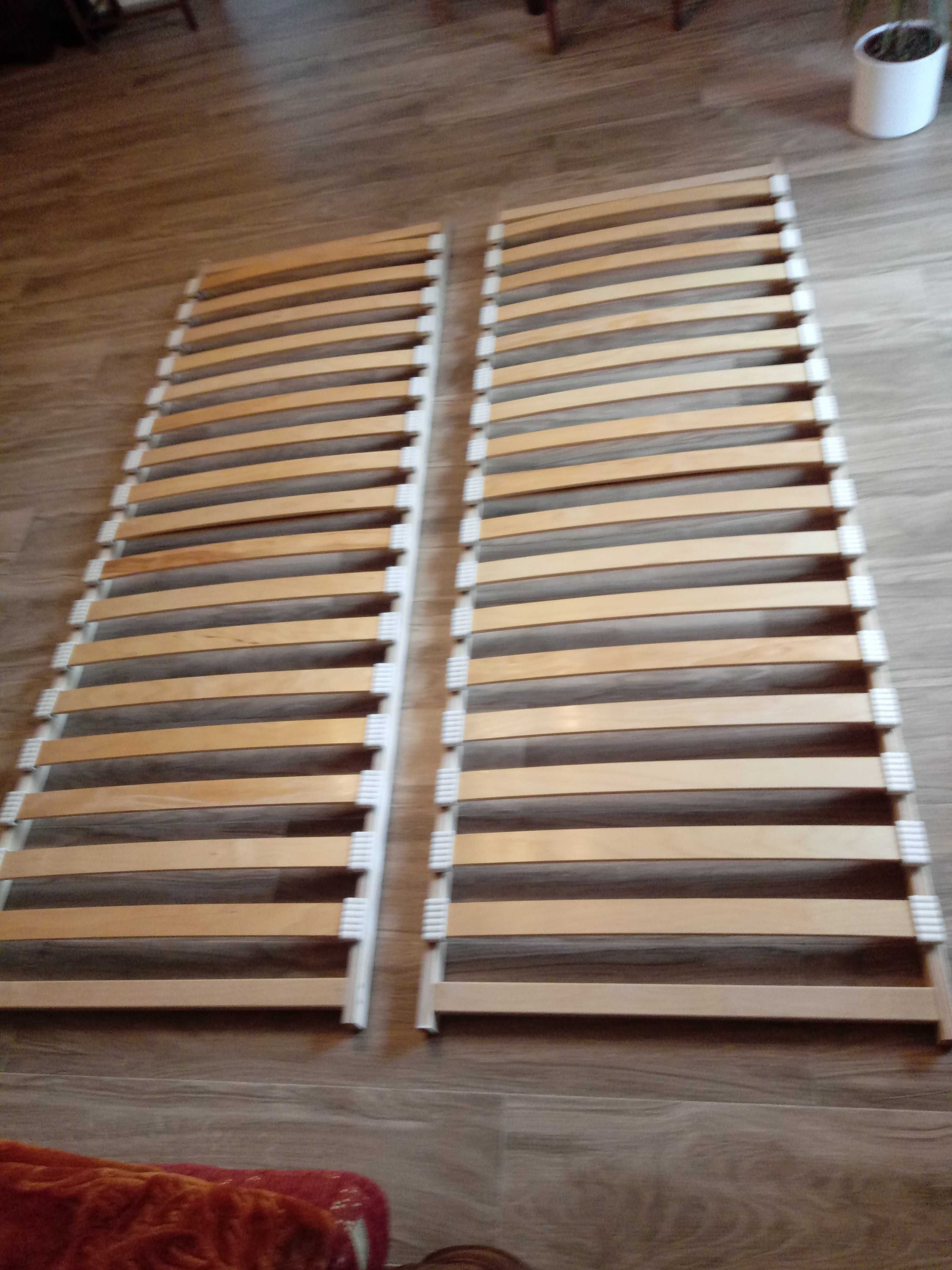 Stelaż do łóżka - podwójny, Ikea, drewniany, 140x200