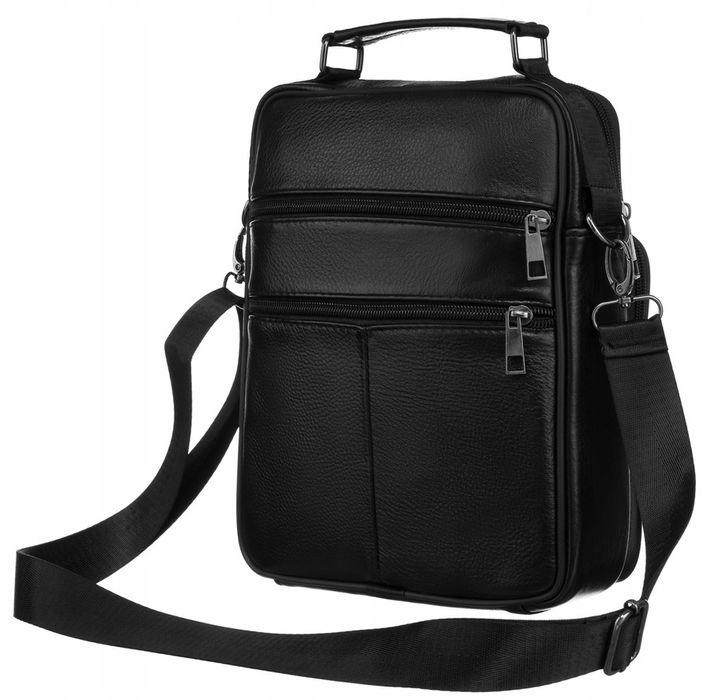 listonoszka męska ze skóry naturalnej - rovicky