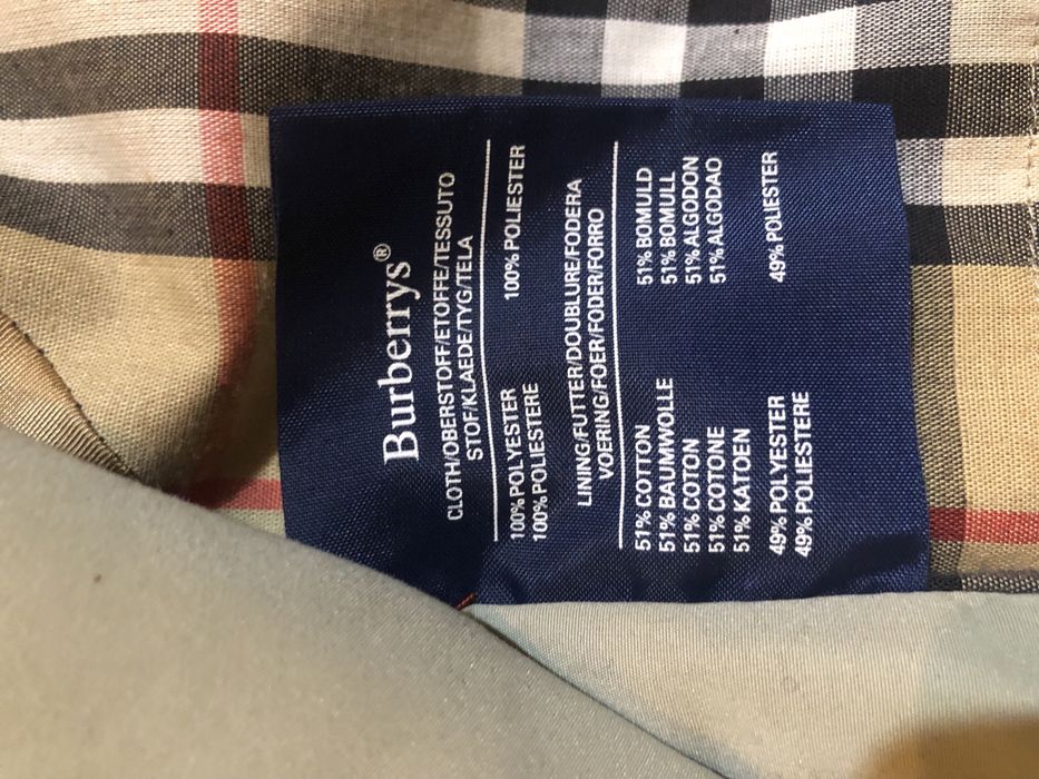 Burberrys London Męski płaszcz trencz vintage 52