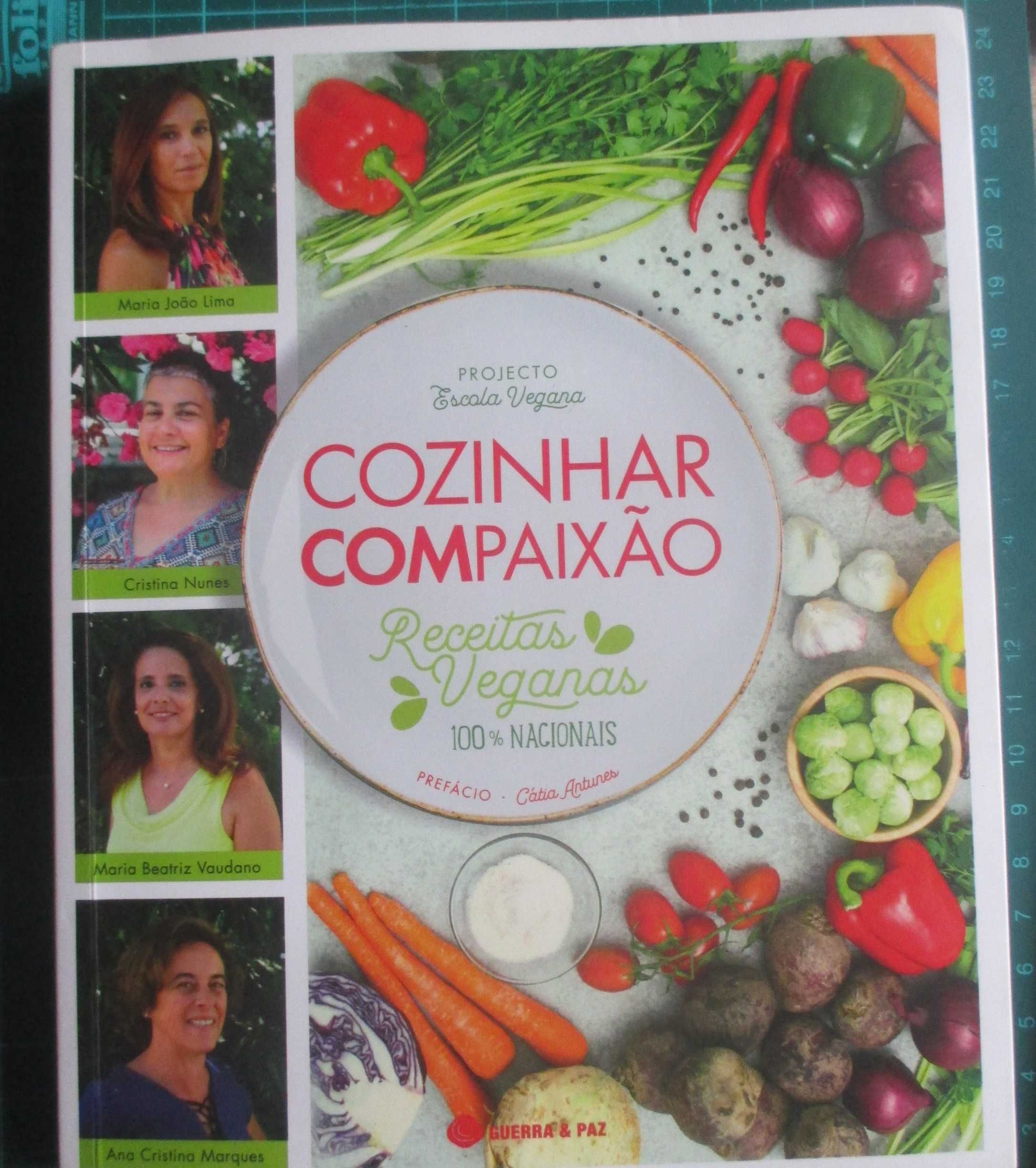 Livro vegan - Cozinhar com Paixão