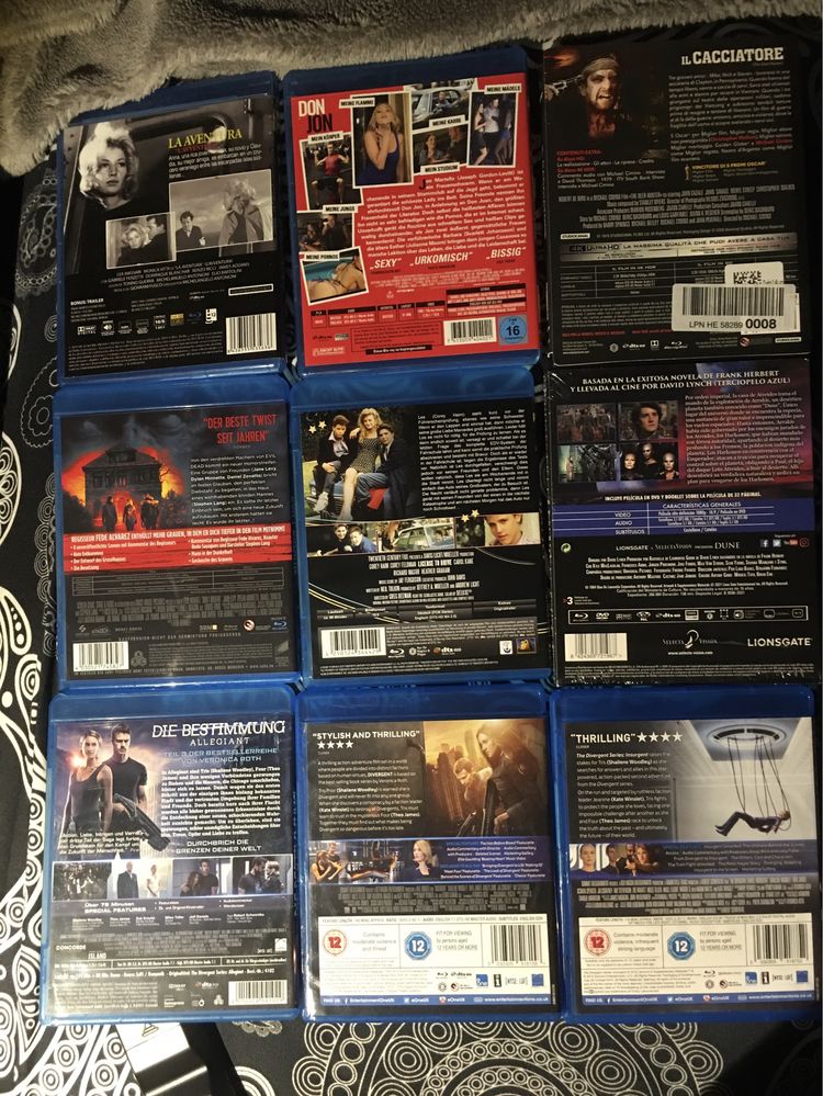 Vários Blu ray sem legendas em Português P1