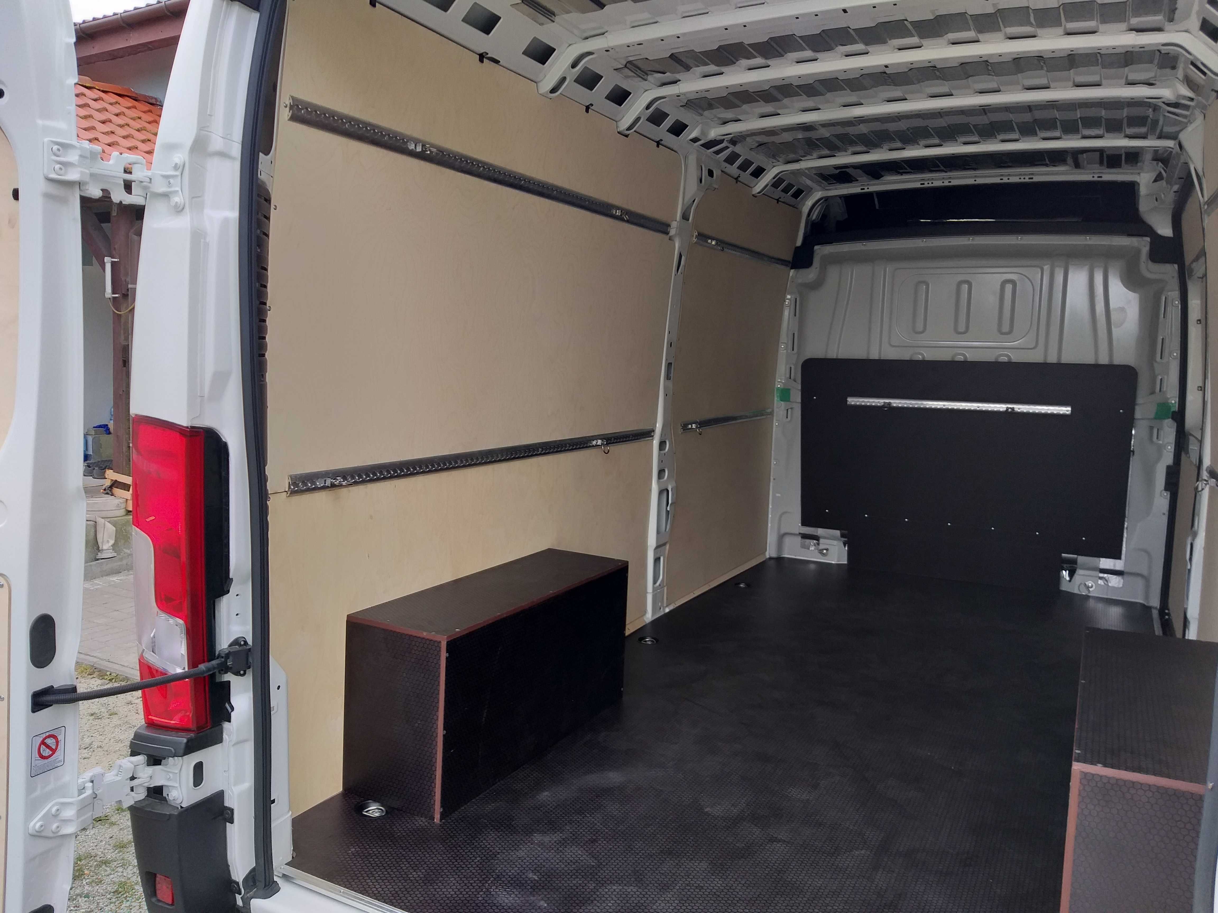 Zabudowa busa Fiat Ducato Opel Movano L4H2  MONTAŻ