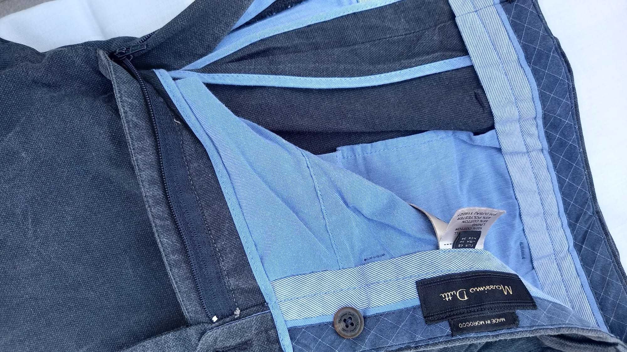 Calças azuis Massimo Dutti