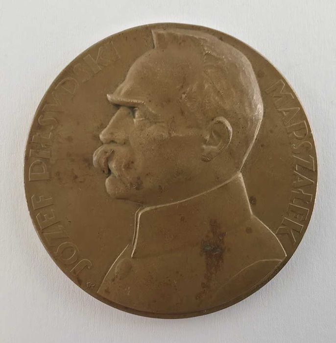 Medal z brązu - Rocznica Odrodzenia Polski Józef Piłsudski Marszałek