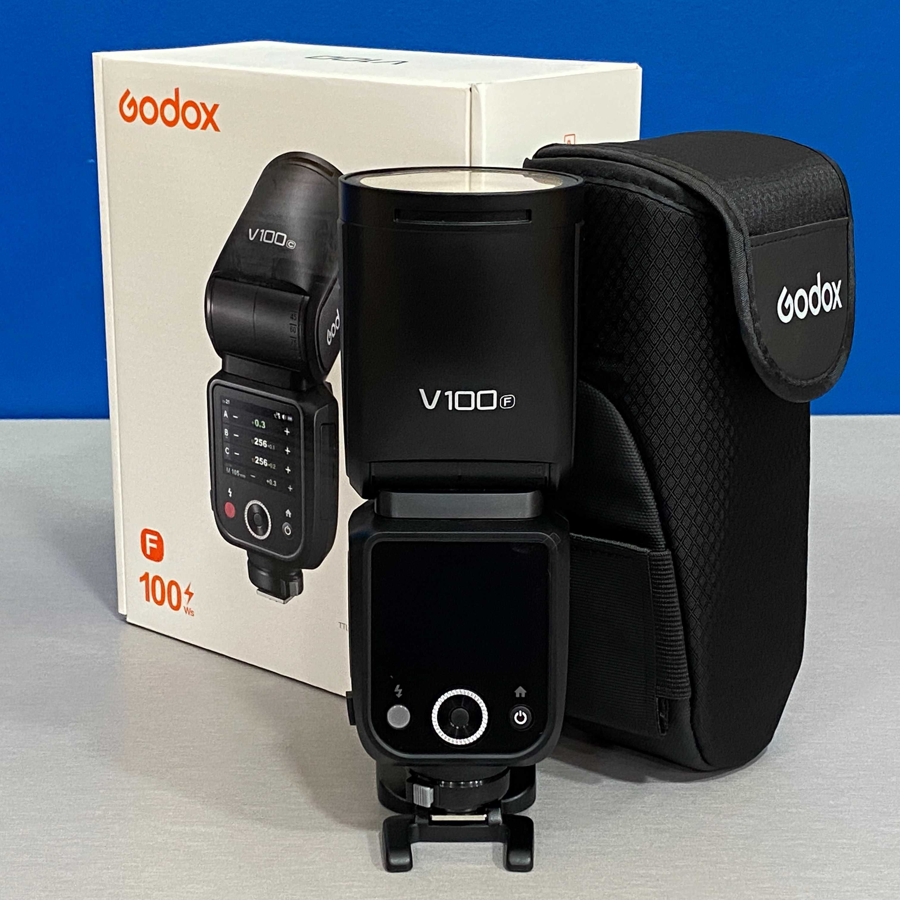 Godox Speedlite V100F (Fujifilm) - 100W - NOVO - 3 ANOS DE GARANTIA
