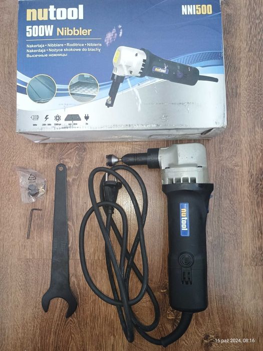 Nożyce elektryczne do cięcia blachy Nutool NNI500 500W