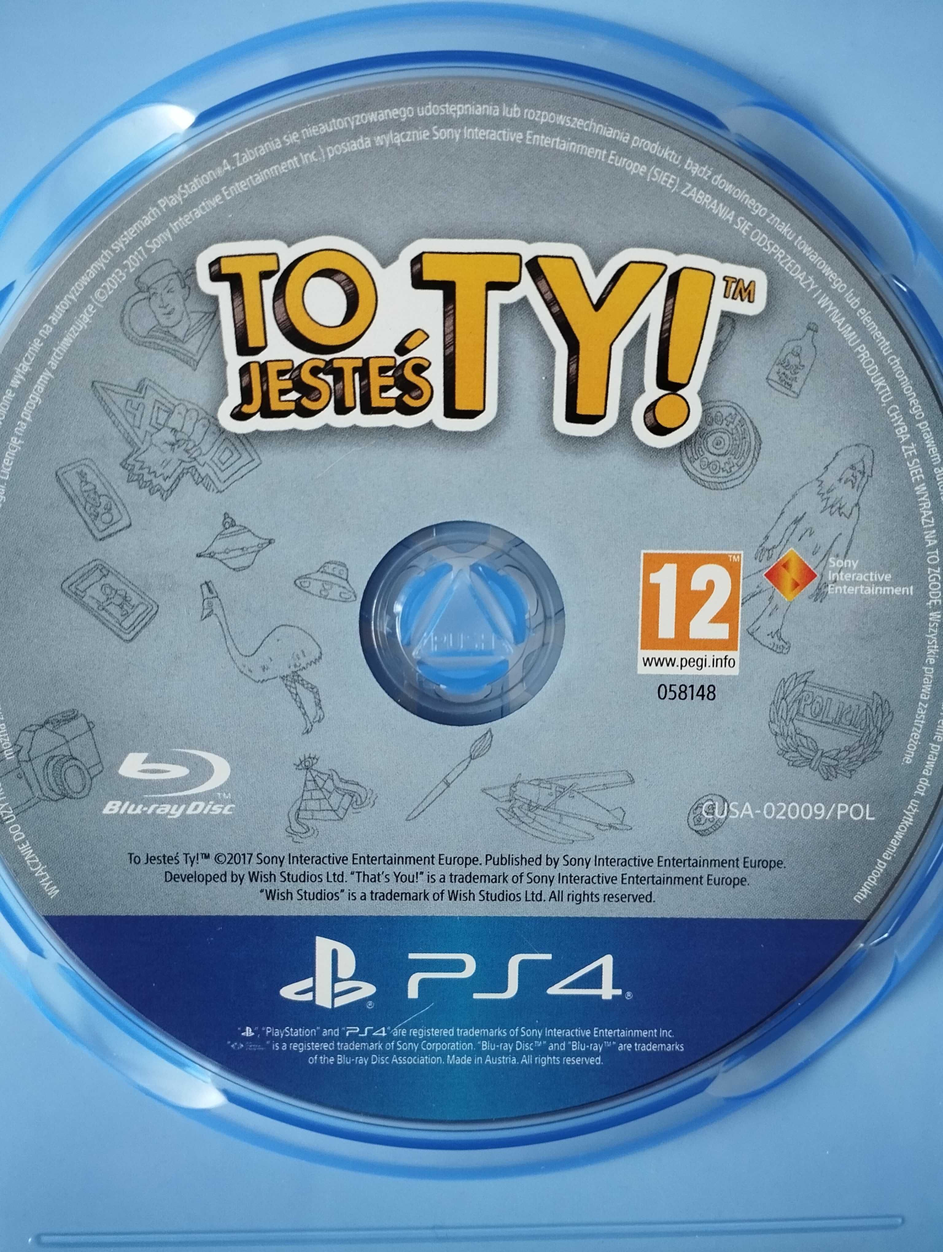 Gra To Jesteś Ty Polska Wersja PS4 Playstation