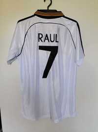 koszulka piłkarska Raul Real Madryt retro rozmiar L