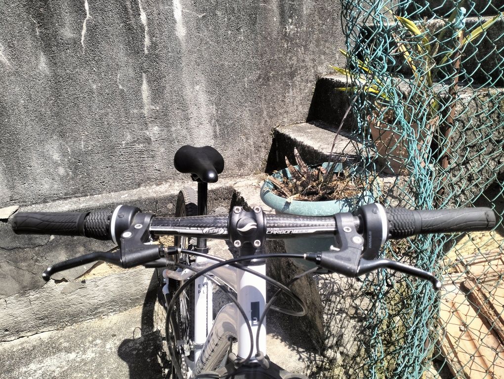 Guiador de bicicleta de fibra de carbono + avanço de guiador Giant