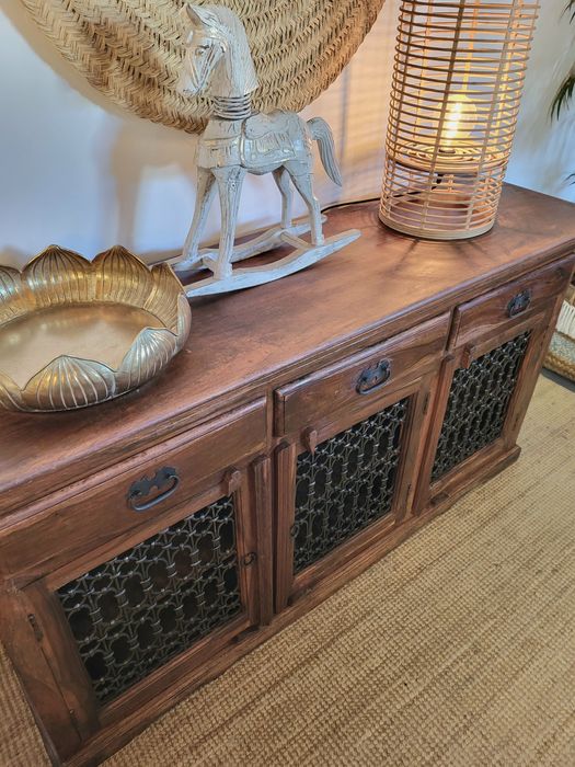 aparador, consola, armario, movel tv, indiano, oriental, rustico