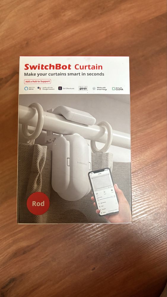 Switch Bot curtain sterowanie zasłon firan