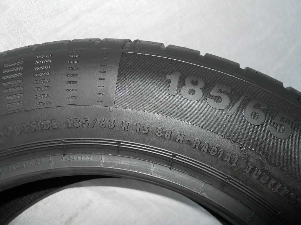 3 NIEUŻYWANE letnie opony CONTINENTAL ContiEcoContact 5 185/65 R15 88H